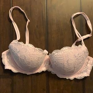 VS Pink push-up Demi bra